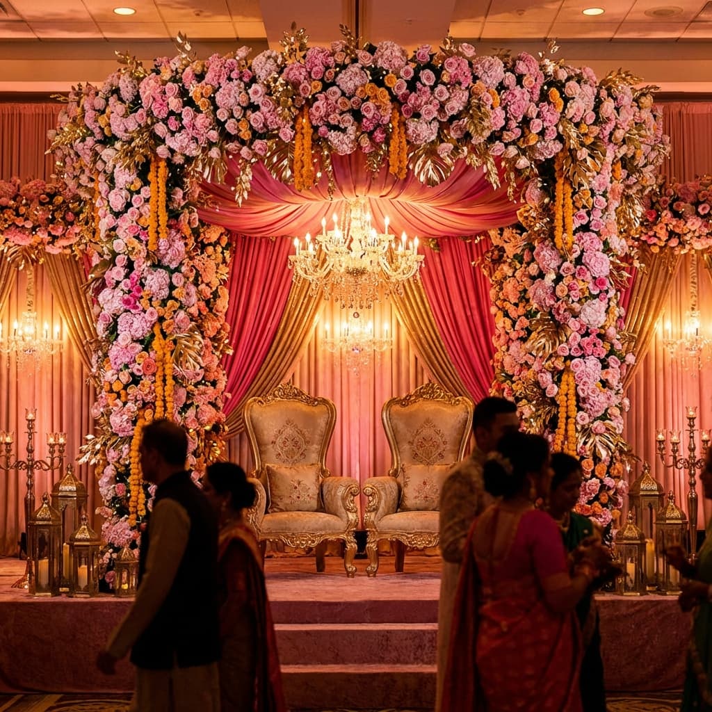 Grand Wedding Reception Decoration in Trichy